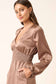 Mocha Smocking Waist Jumpsuit