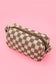 Checker Cosmetic Pouch