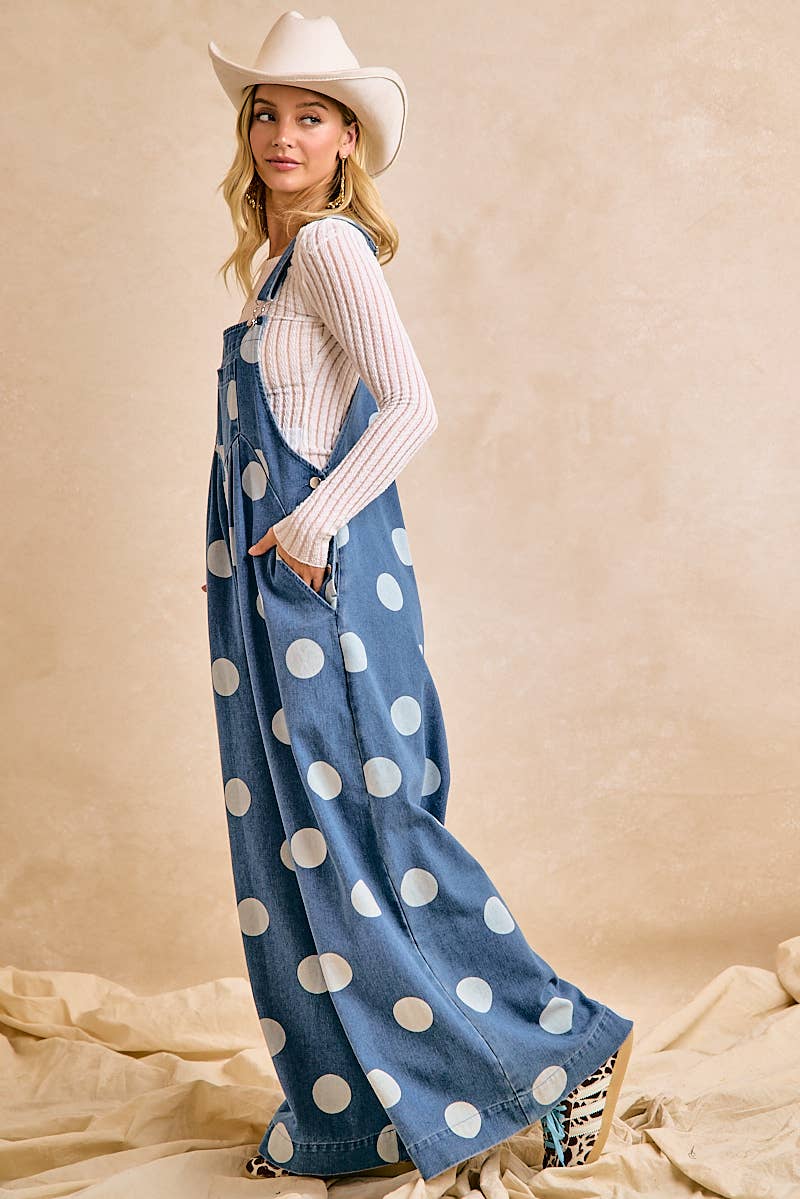 Polka Dot Overalls