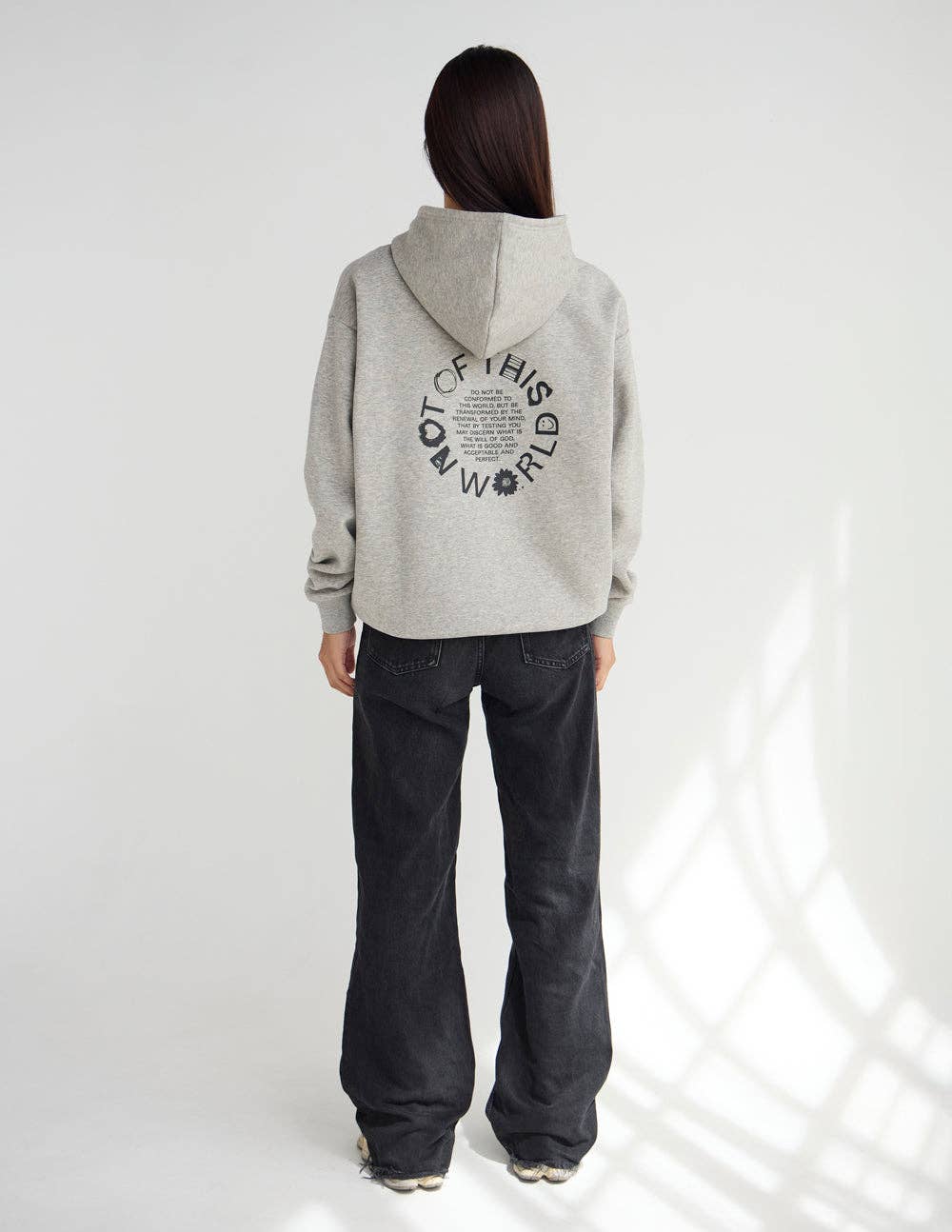 Not of This World Beige Hoodie