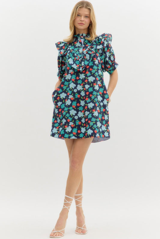 Meadow Charm Mini Dress