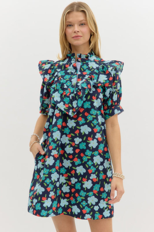 Meadow Charm Mini Dress