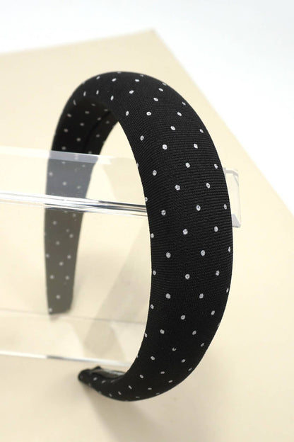 POLKA DOT PADDED HEADBAND