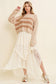 Stripe Ribbed Sweater Top