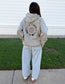 Not of This World Beige Hoodie