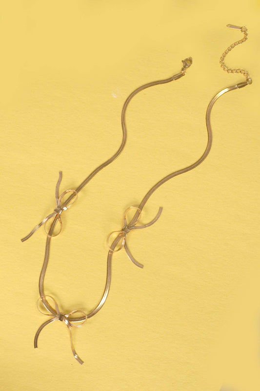 Multi Bow Necklace