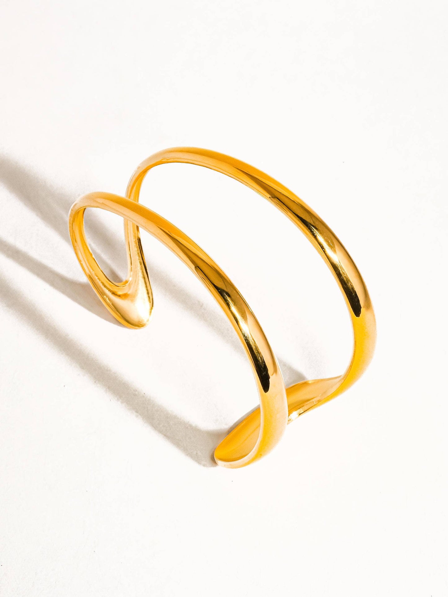 Zahara Gold Double Strap Bracelet