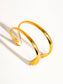 Zahara Gold Double Strap Bracelet
