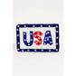 USA Beaded Rectangle Coin Purse
