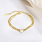 Double Heart Bracelet