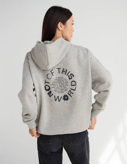 Not of This World Beige Hoodie