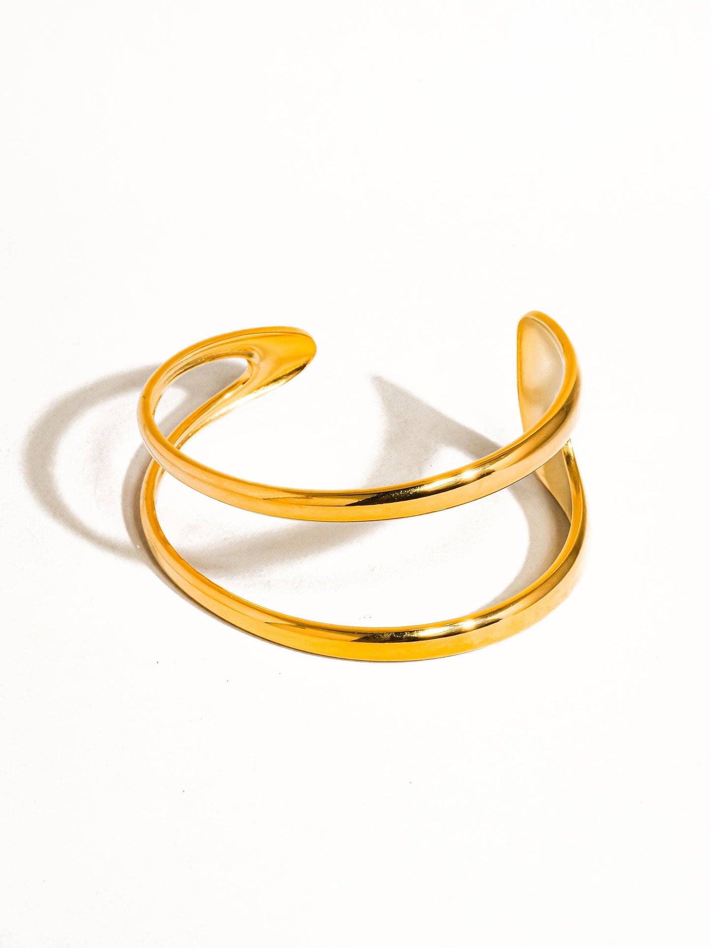 Zahara Gold Double Strap Bracelet