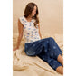 Polka Dot Barrel Jeans